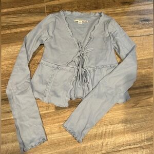 Kimichi Blue Tie Front Cardigan
